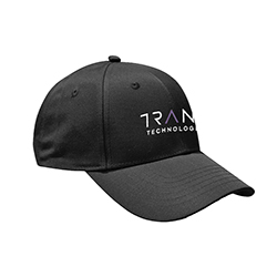 RECYCLED STRUCTURED CAP - BLACK