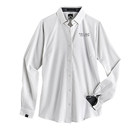 LADIES INFLUENCER SOLID DRESS SHIRT