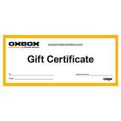 OXBOX GIFT CERTIFICATE